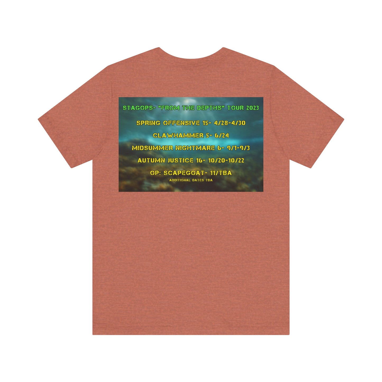 2023 From the Depths Tour Double Sided Tee