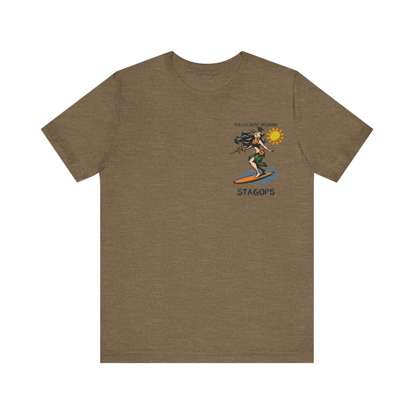 KULAU SURF DESIGNS double print (Front & Back) Tee EXCLUSIVE