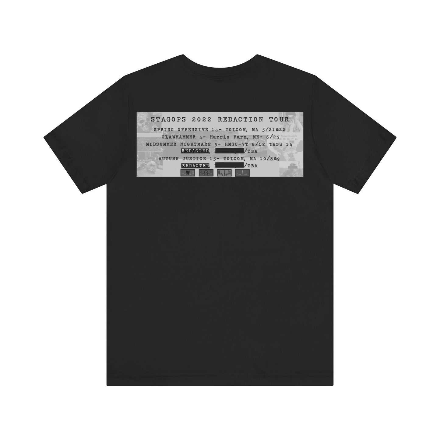 2022 REDACTED Tour Tee