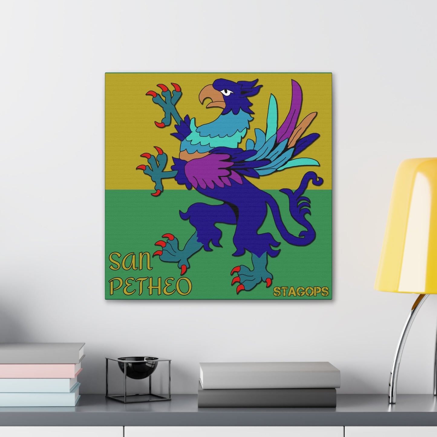 San Petheo "Quetzlgriff" Canvas Gallery Wrap