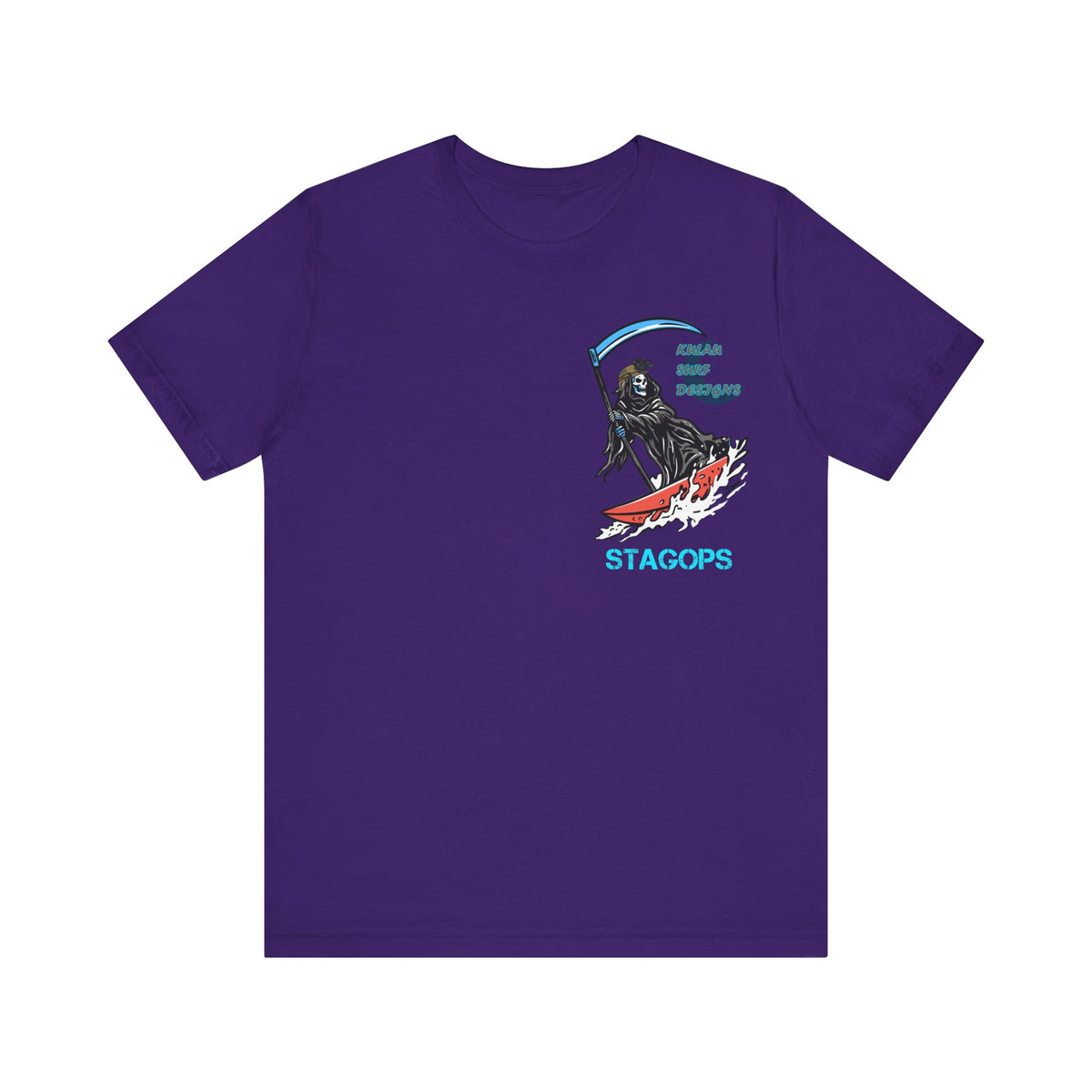 KULAU SURF DESIGNS double print (Front & Back) Tee EXCLUSIVE
