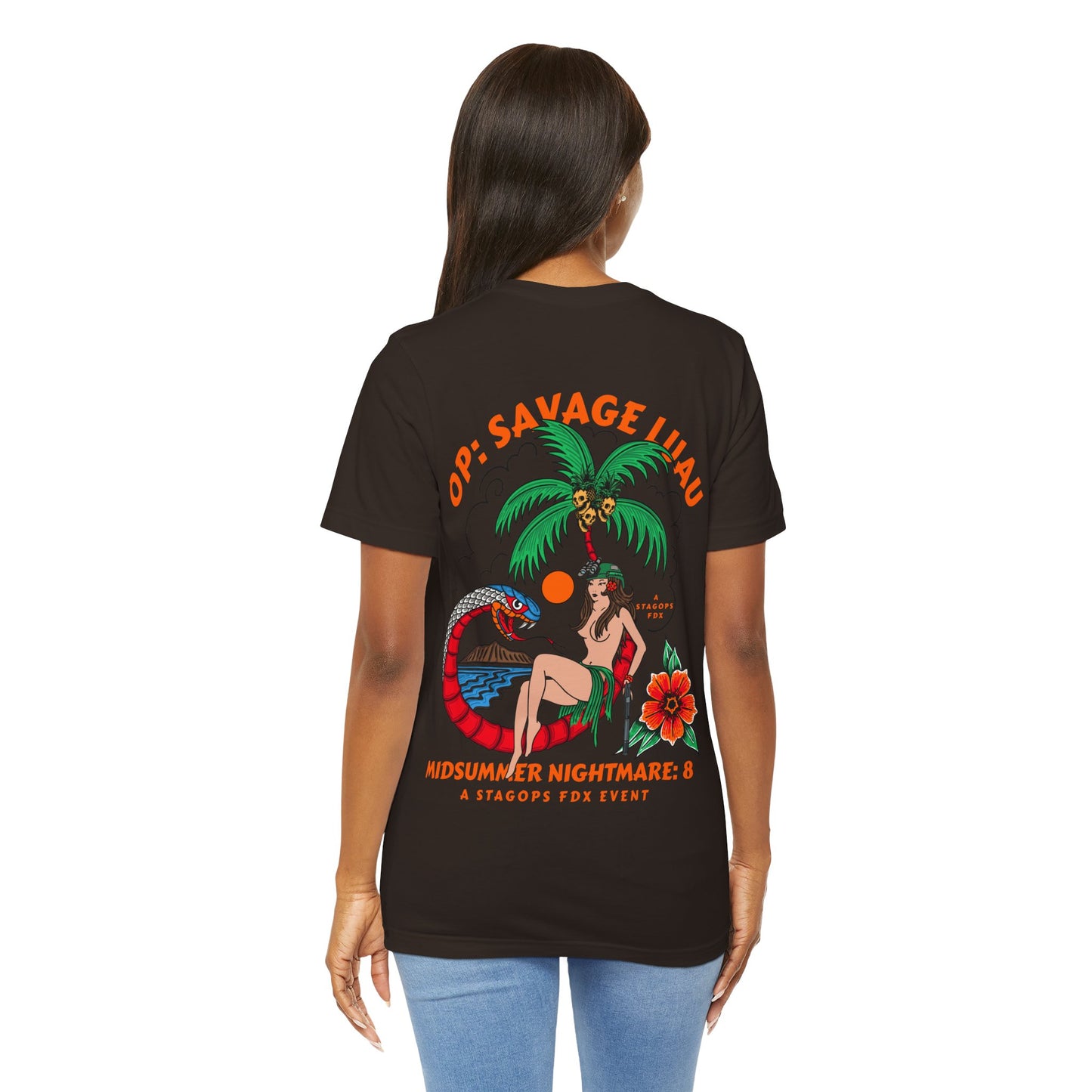 MidSummer Nightmare 8- double print (Front & Back) Tee