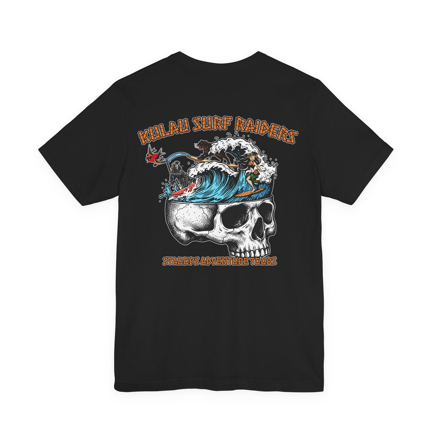 KULAU SURF DESIGNS double print (Front & Back) Tee EXCLUSIVE