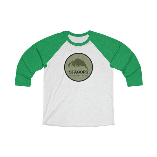 2018 STAGOPS LOGO "The Obstacle is the Way" 3\4 Raglan Tee