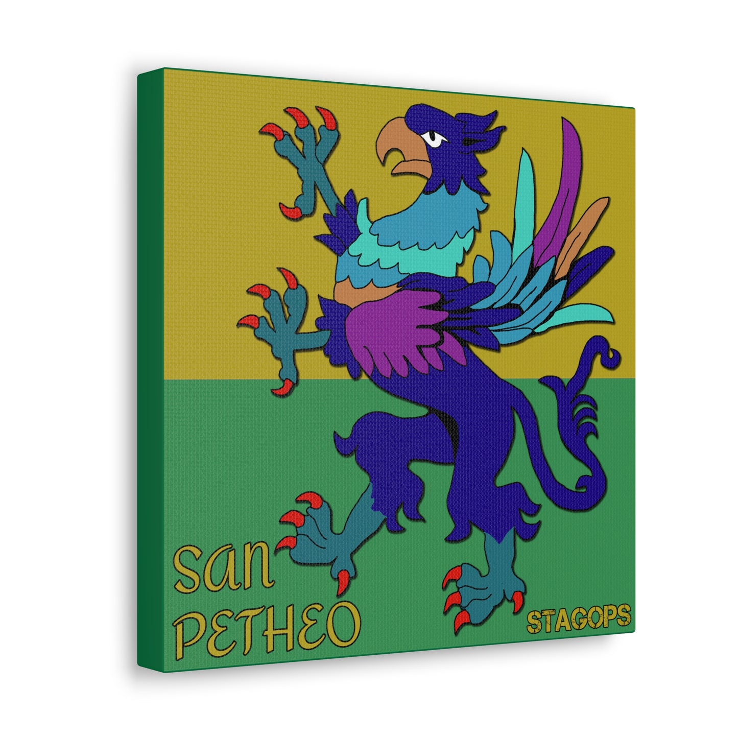 San Petheo "Quetzlgriff" Canvas Gallery Wrap