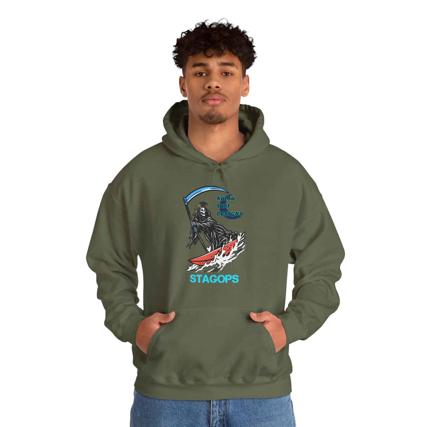 KULAU SURF RAIDERS HOODIE (double sided print) (EXCLUSIVE*)
