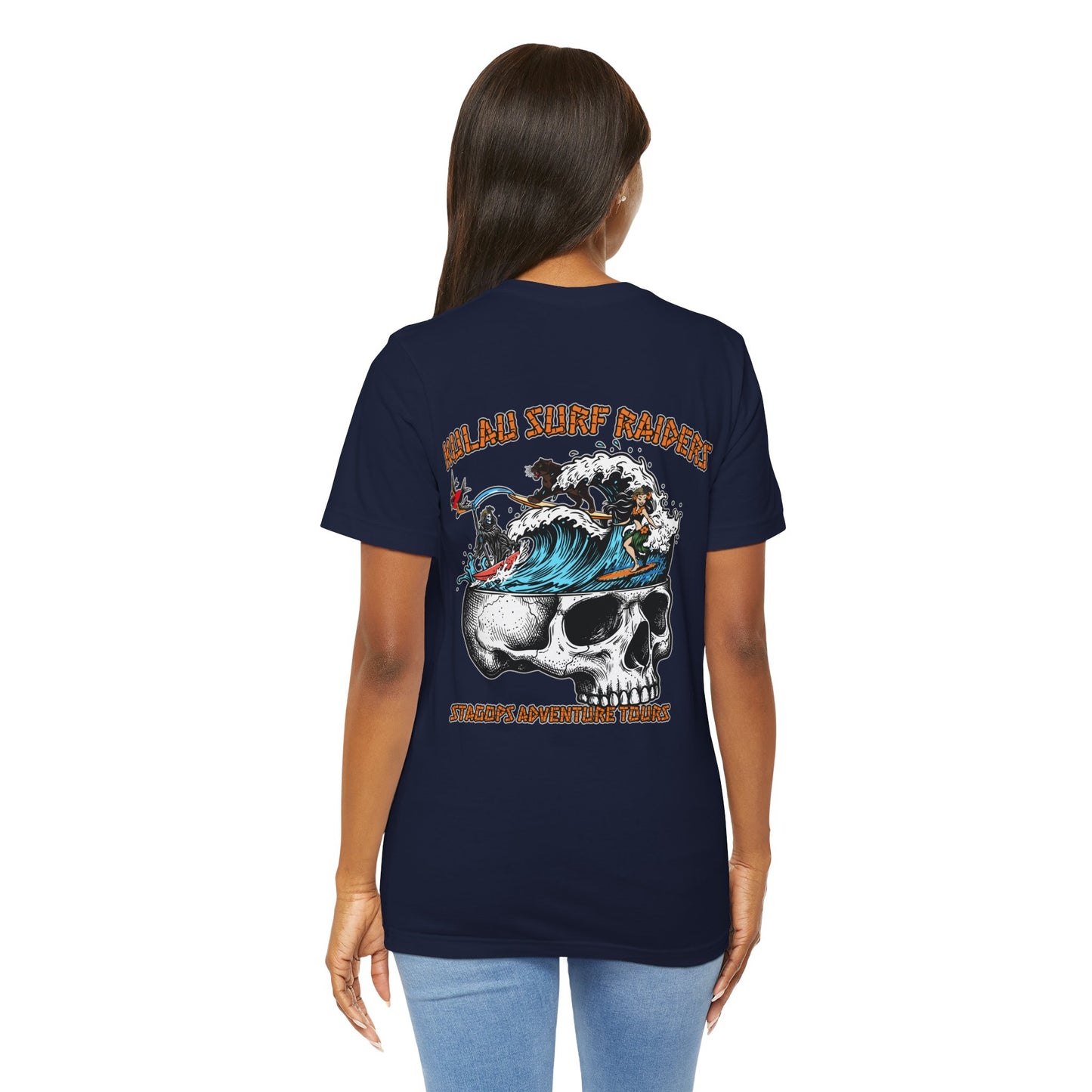 KULAU SURF DESIGNS double print (Front & Back) Tee EXCLUSIVE