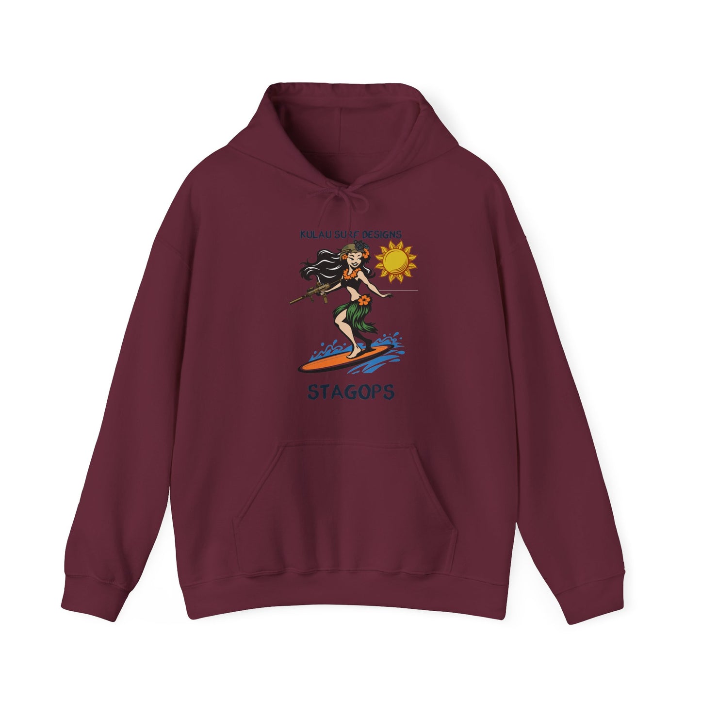 KULAU SURF RAIDERS HOODIE (double sided print) (EXCLUSIVE*)