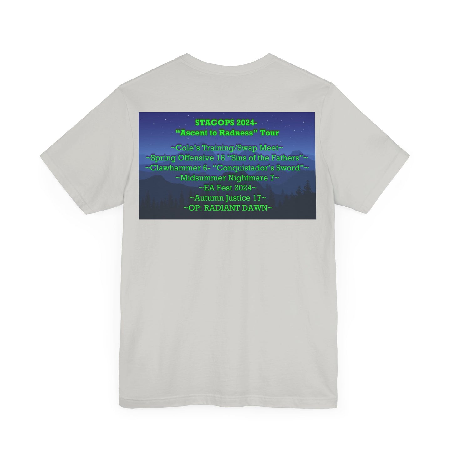 2024 Ascent to Radness Tour Tee