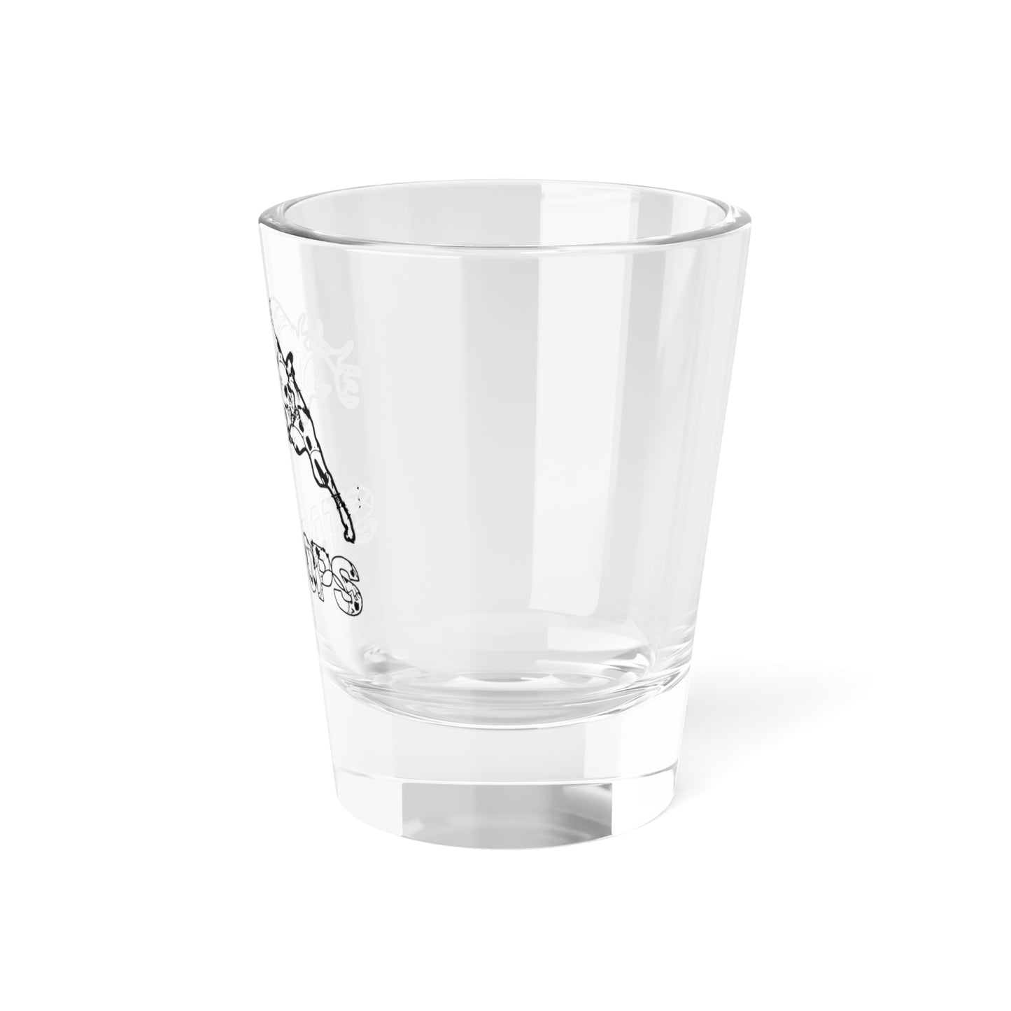 OOPS ALL SKULLS Shot Glass, 1.5oz