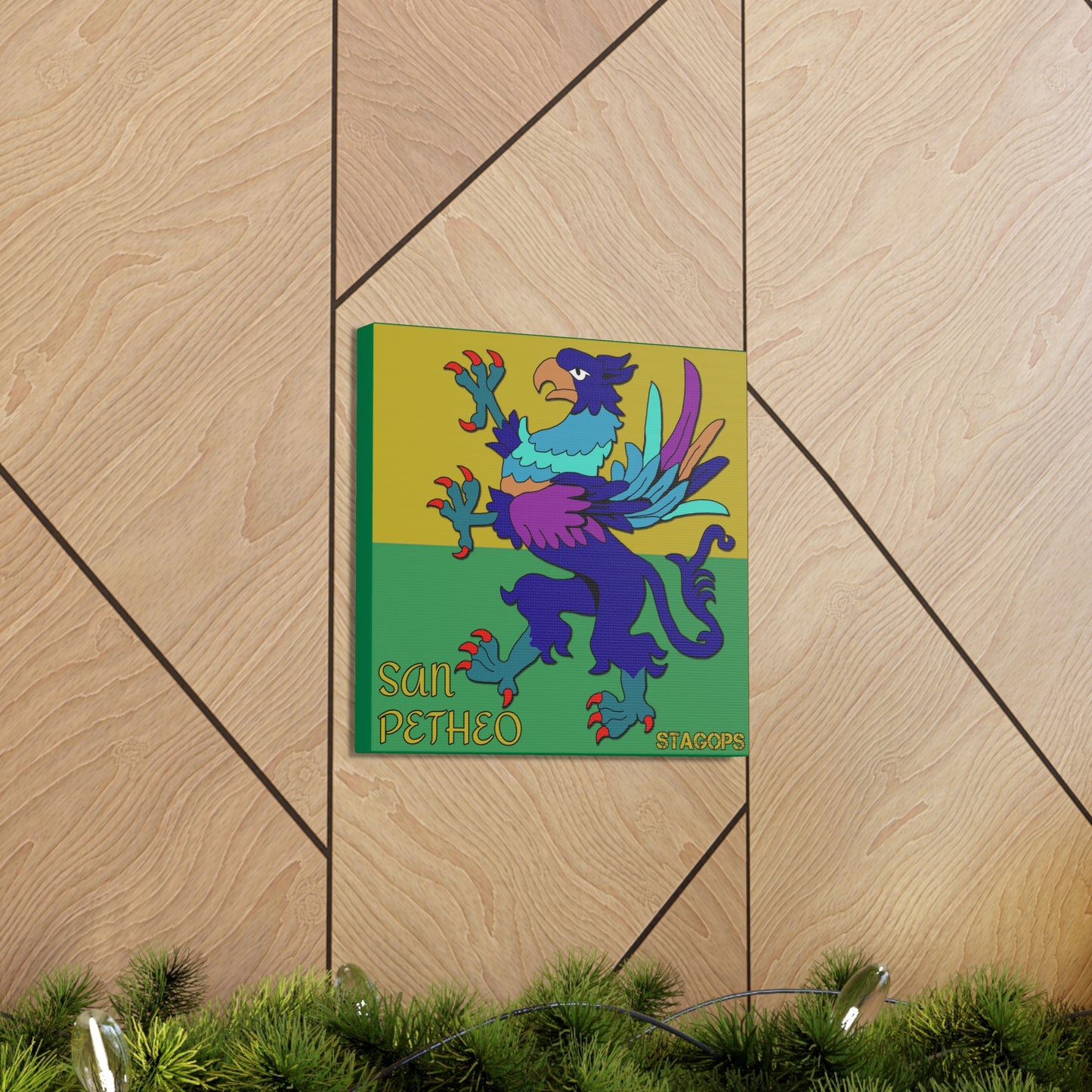 San Petheo "Quetzlgriff" Canvas Gallery Wrap