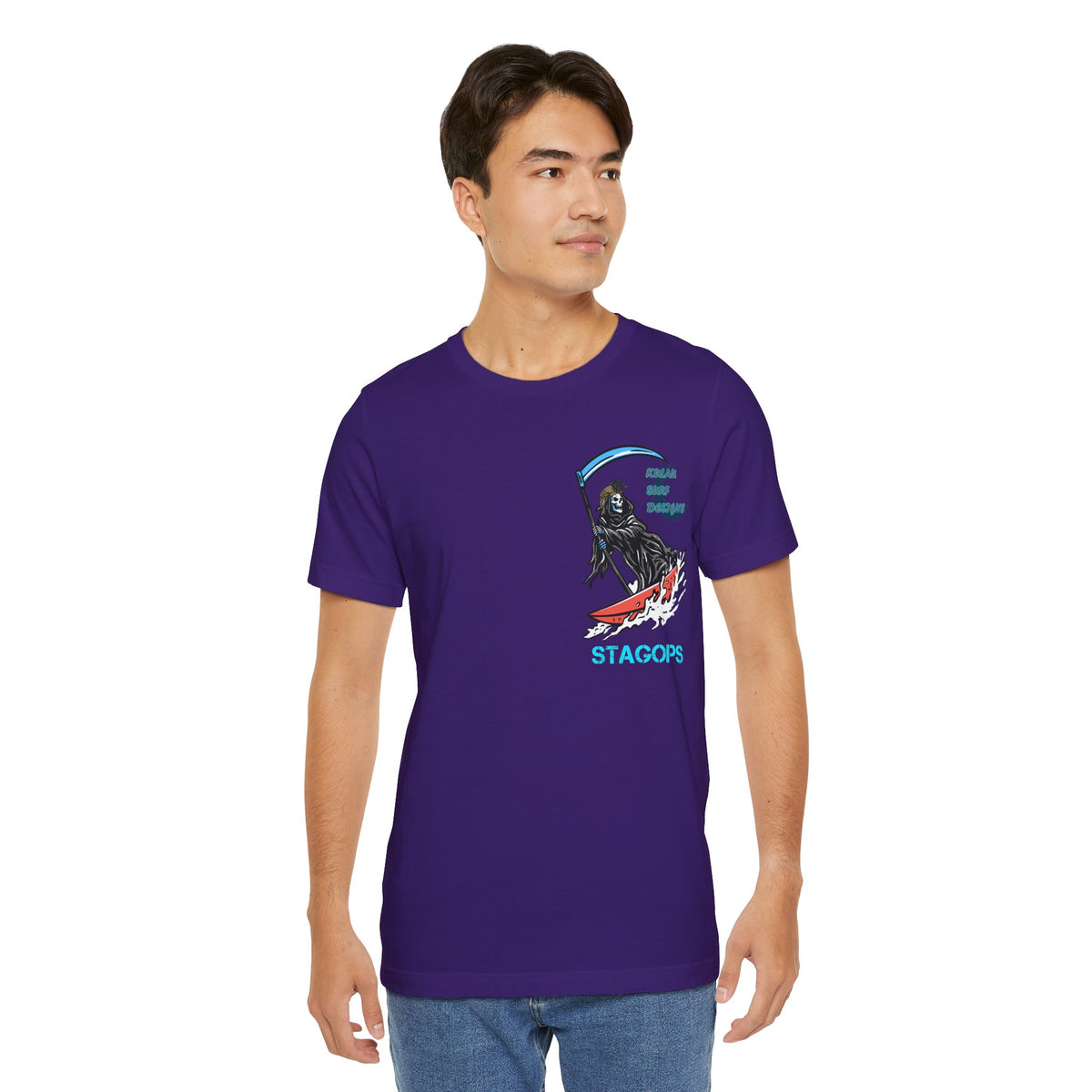 KULAU SURF DESIGNS double print (Front & Back) Tee EXCLUSIVE