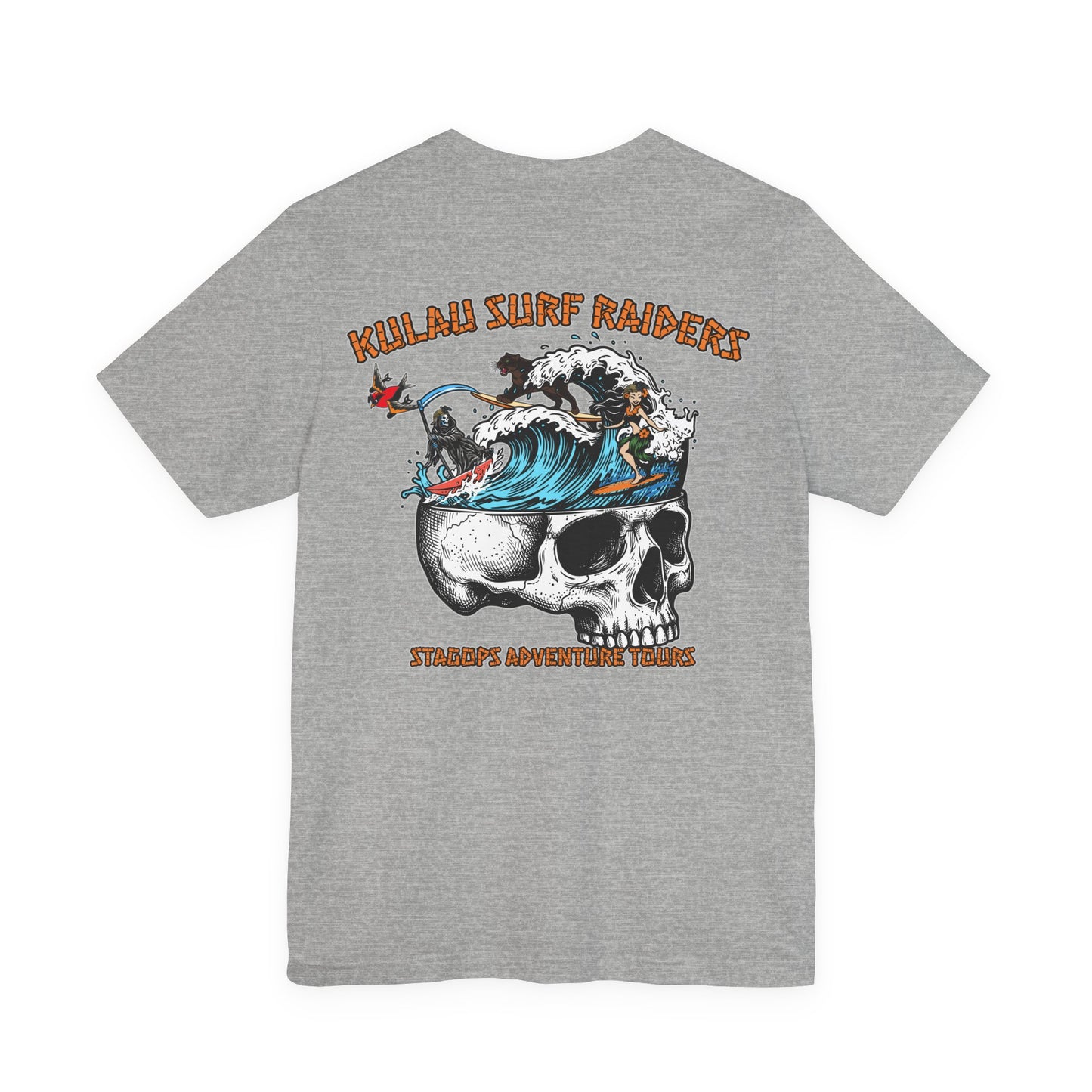 KULAU SURF DESIGNS double print (Front & Back) Tee EXCLUSIVE