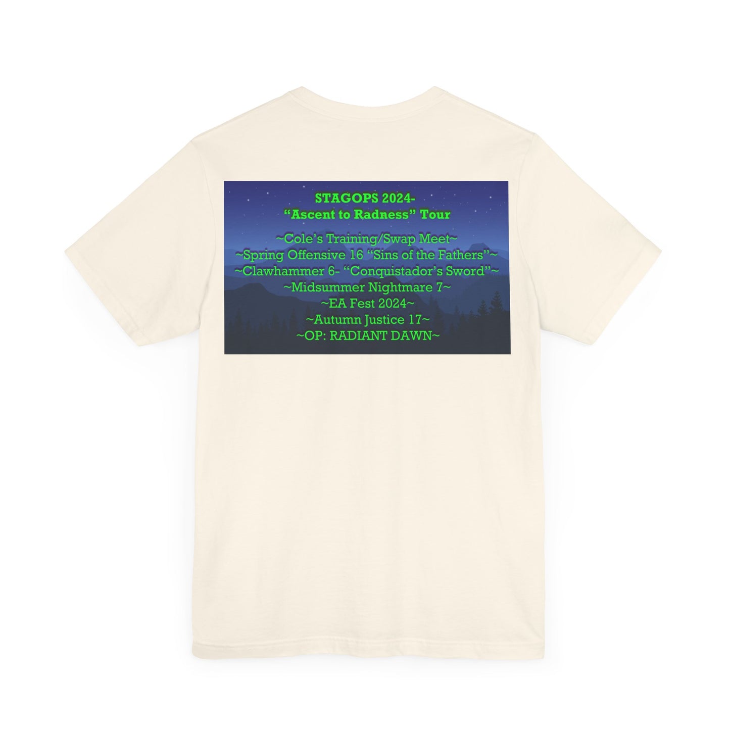 2024 Ascent to Radness Tour Tee