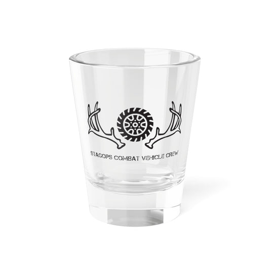 Combat Vehicle Crew Shot Glass, 1.5oz