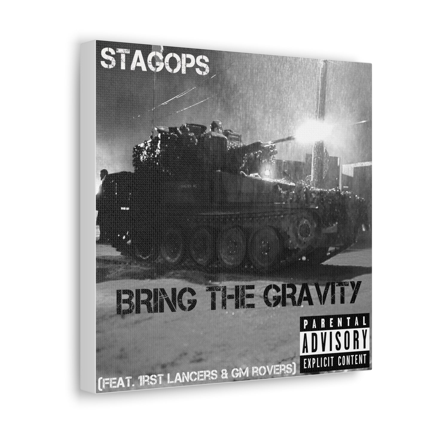 Album Cover- BRING THE GRAVITY Canvas Gallery Wrap