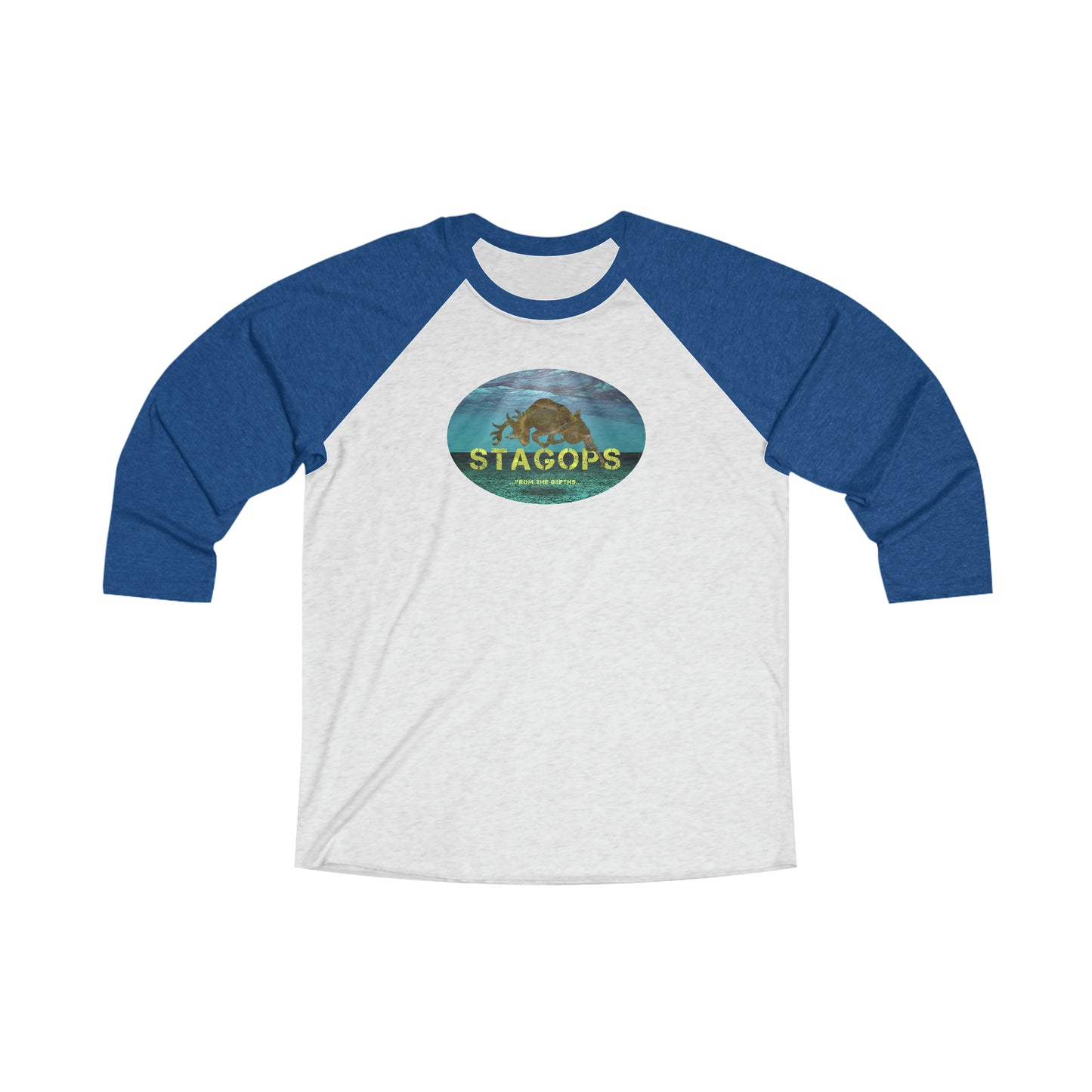 2023 "From the Depths" tour logo 3\4 Raglan Tee