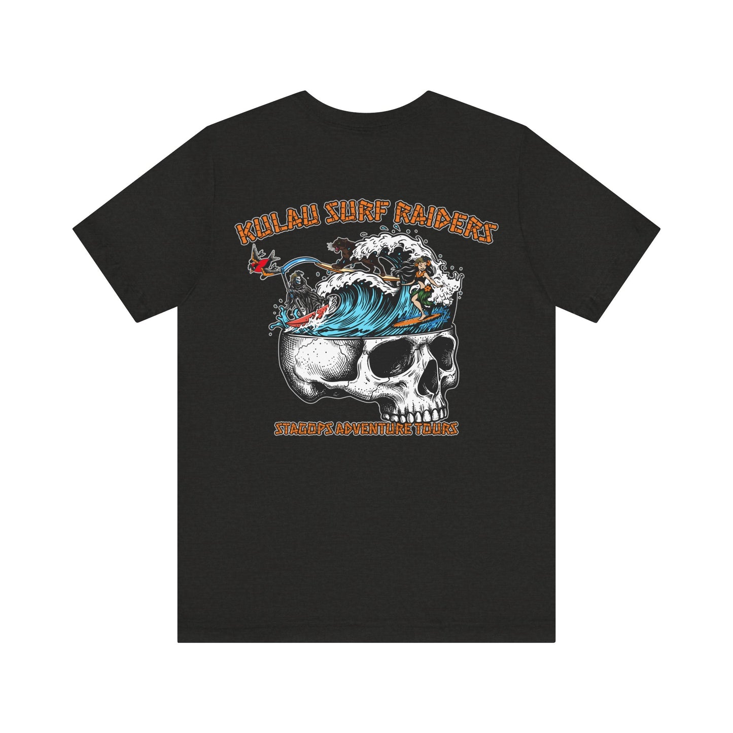 KULAU SURF DESIGNS double print (Front & Back) Tee EXCLUSIVE
