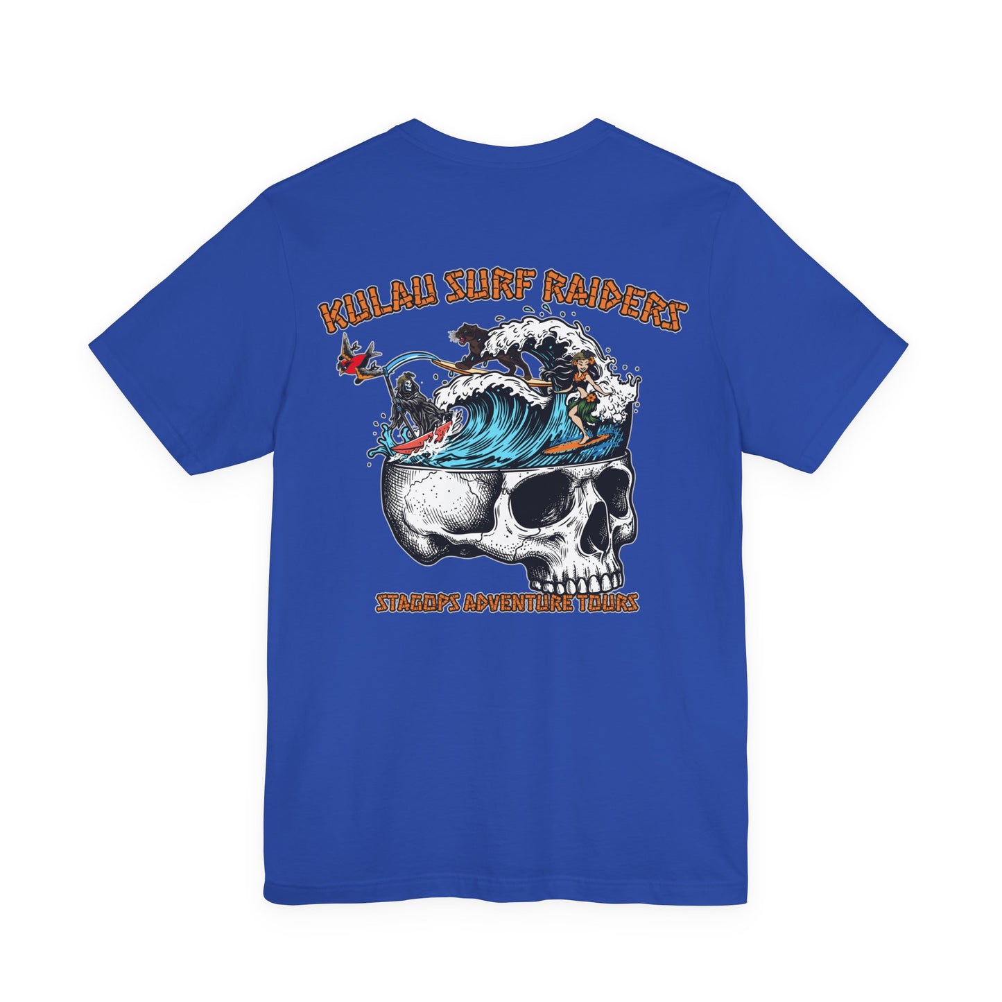 KULAU SURF DESIGNS double print (Front & Back) Tee EXCLUSIVE