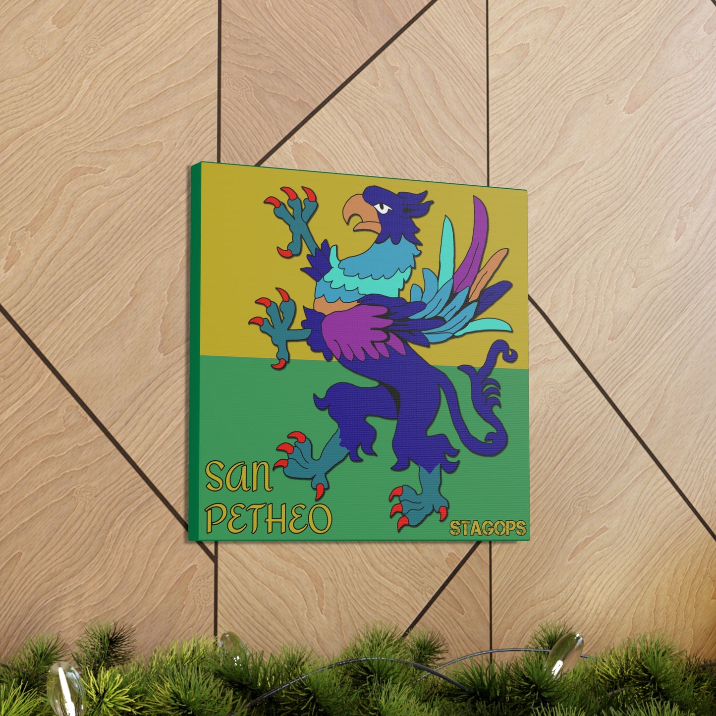 San Petheo "Quetzlgriff" Canvas Gallery Wrap