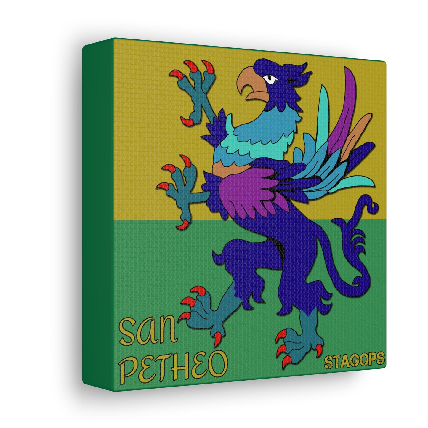 San Petheo "Quetzlgriff" Canvas Gallery Wrap