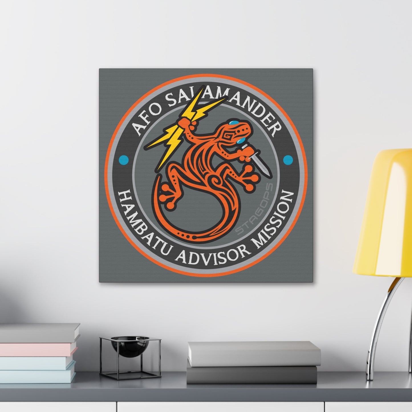 AFO "Salamander" Canvas Gallery Wrap