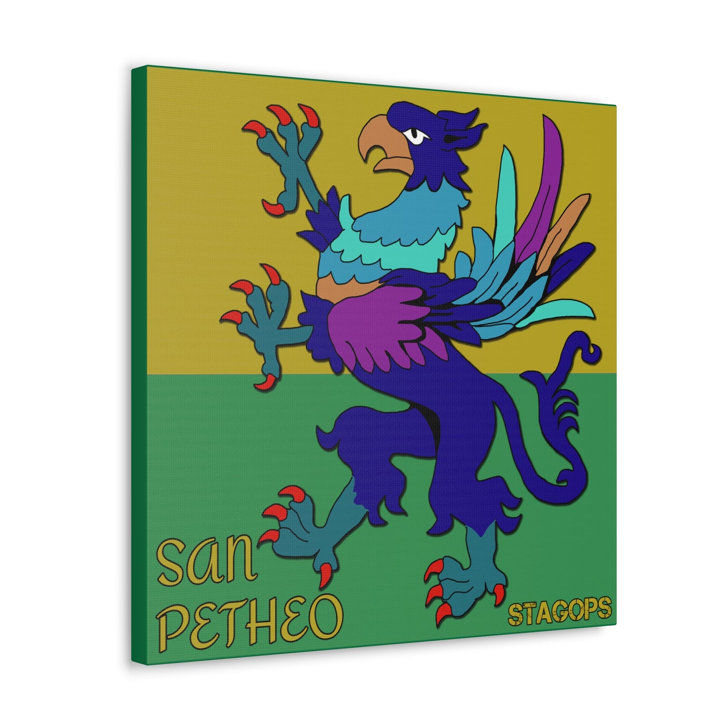 San Petheo "Quetzlgriff" Canvas Gallery Wrap