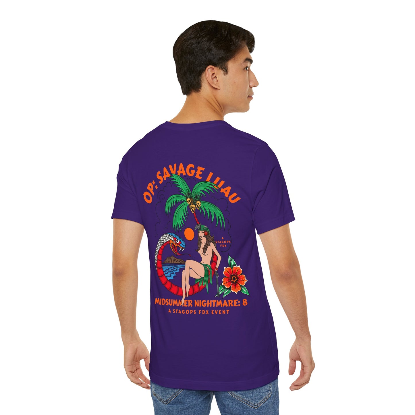 MidSummer Nightmare 8- double print (Front & Back) Tee