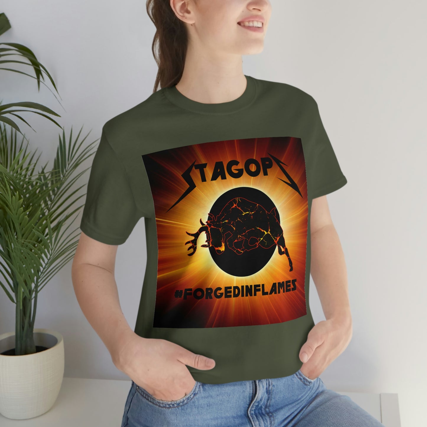 STAGOPS 2021 "Forged in Flames" double sided Tee