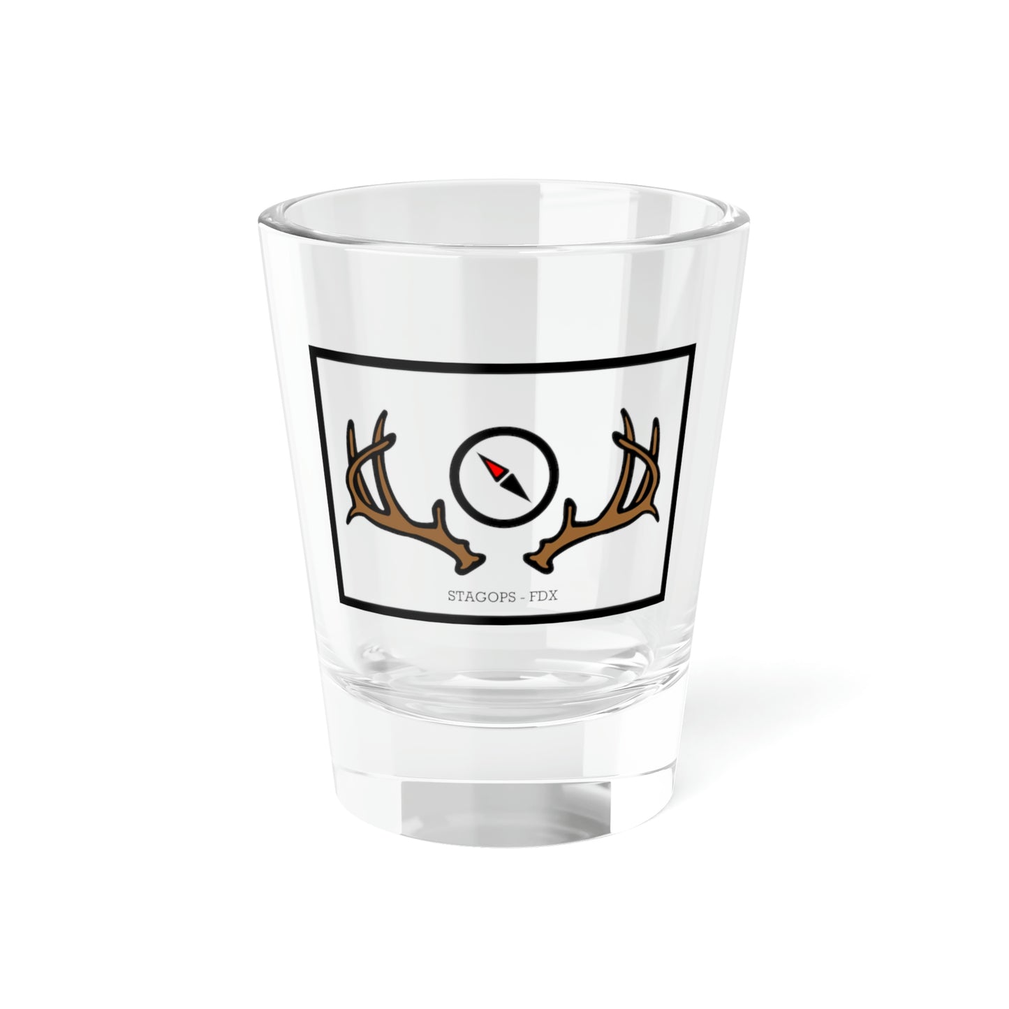 Field Deployment Exercise (FDX) Shot Glass, 1.5oz