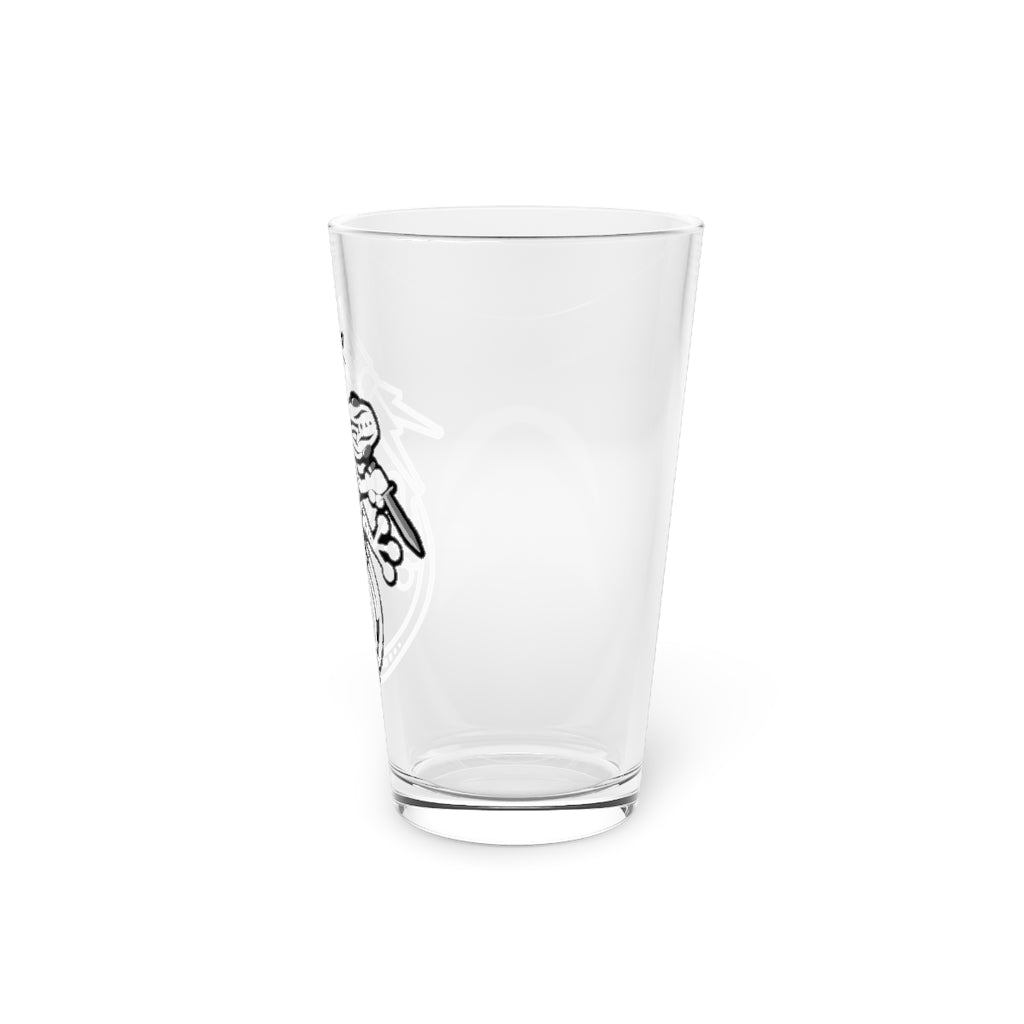 B&W AFO- SALAMANDER Pint Glass, 16oz