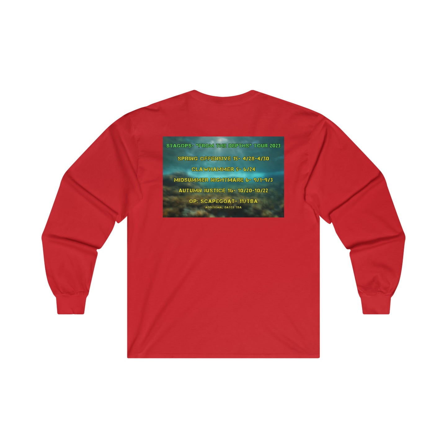 2023 From the Depths Tour (Double print) Ultra Cotton Long Sleeve Tee