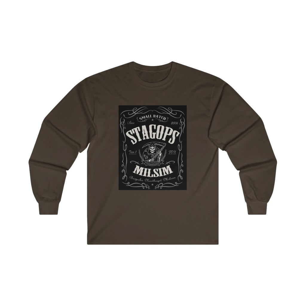 "Black Label" Ultra Cotton Long Sleeve Tee