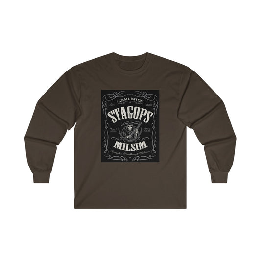 "Black Label" Ultra Cotton Long Sleeve Tee