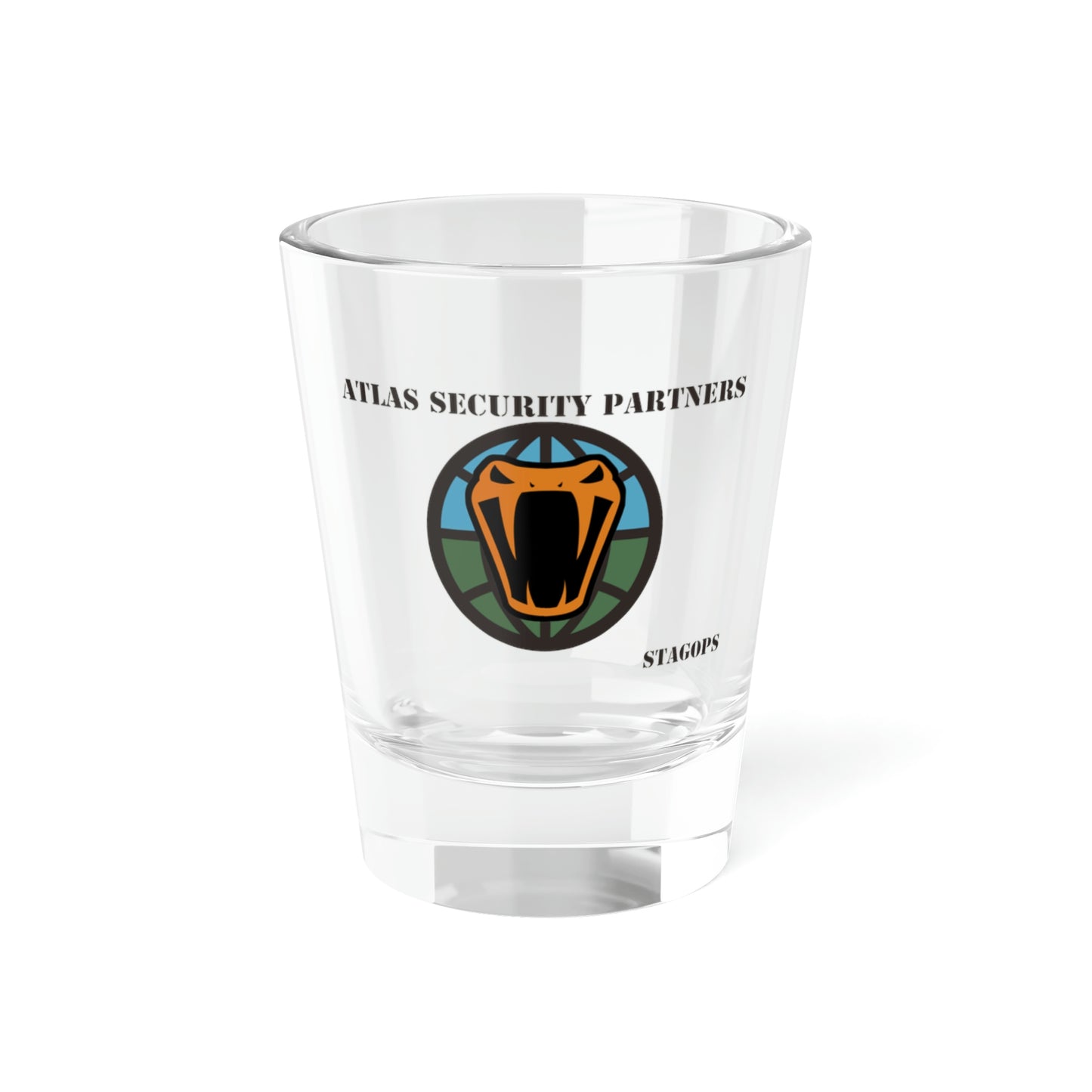 Atlas Security Partners (ASP) Shot Glass, 1.5oz