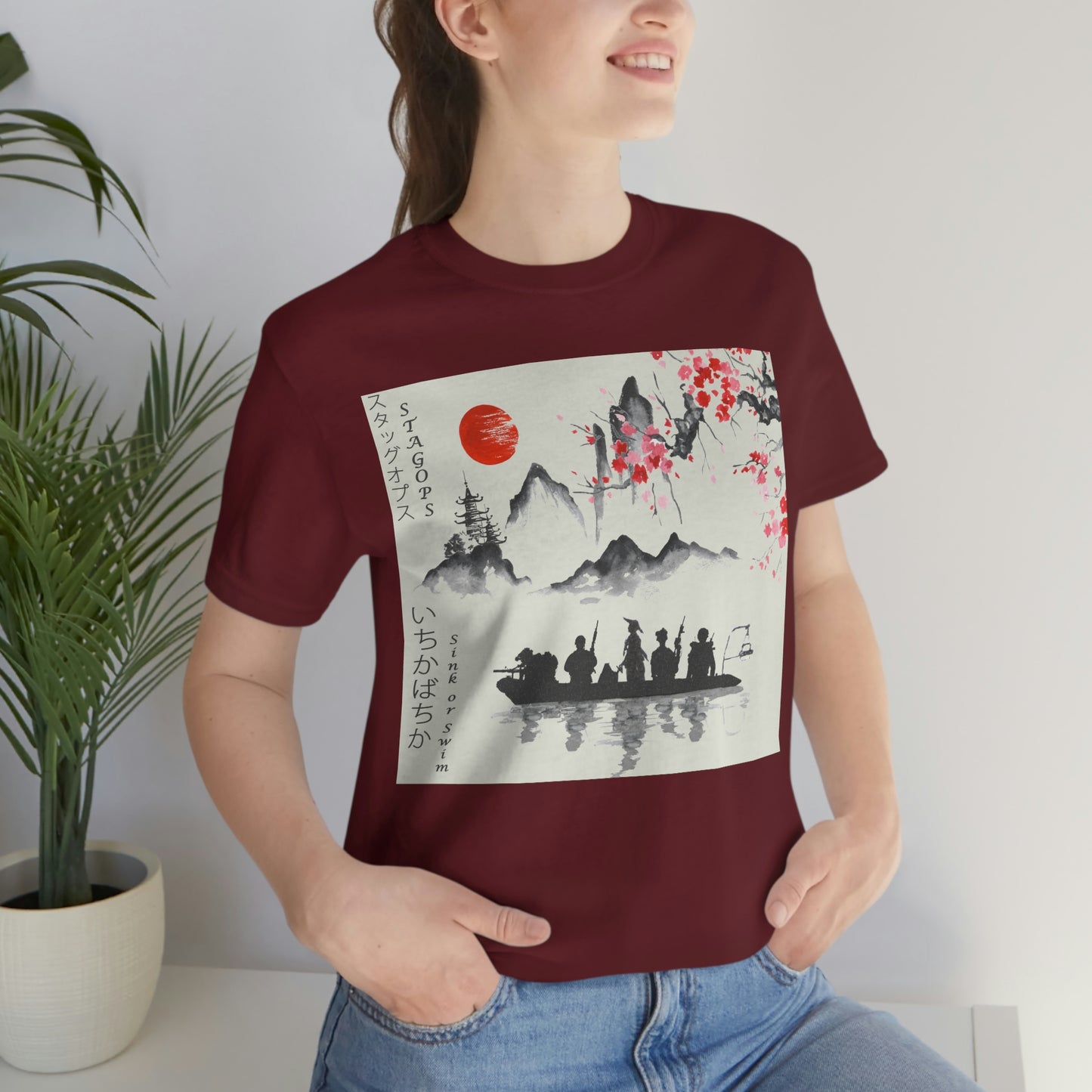 Sink or Swim, Cherry Blossom edition Tee