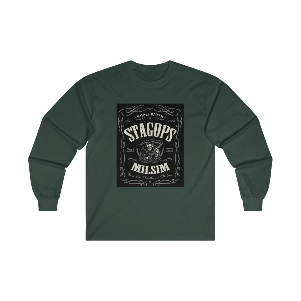 "Black Label" Ultra Cotton Long Sleeve Tee