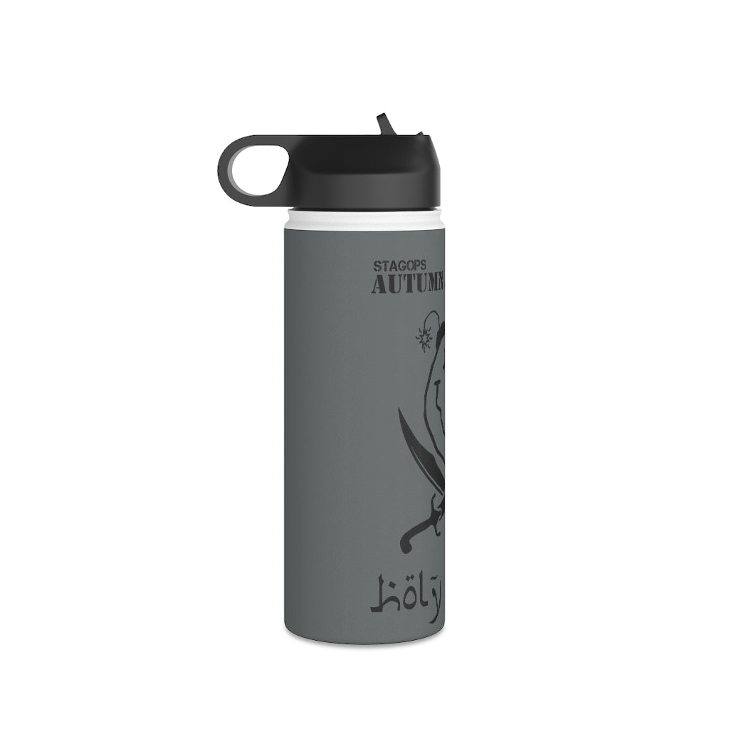 Autumn Justice 15 Stainless Steel Water Bottle, (sports lid)