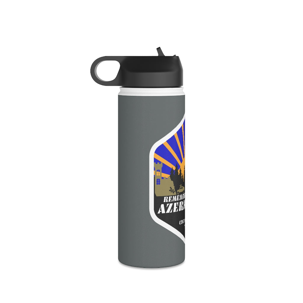 Stainless Steel Water Bottle, (sports lid)- AZERMENAJAN