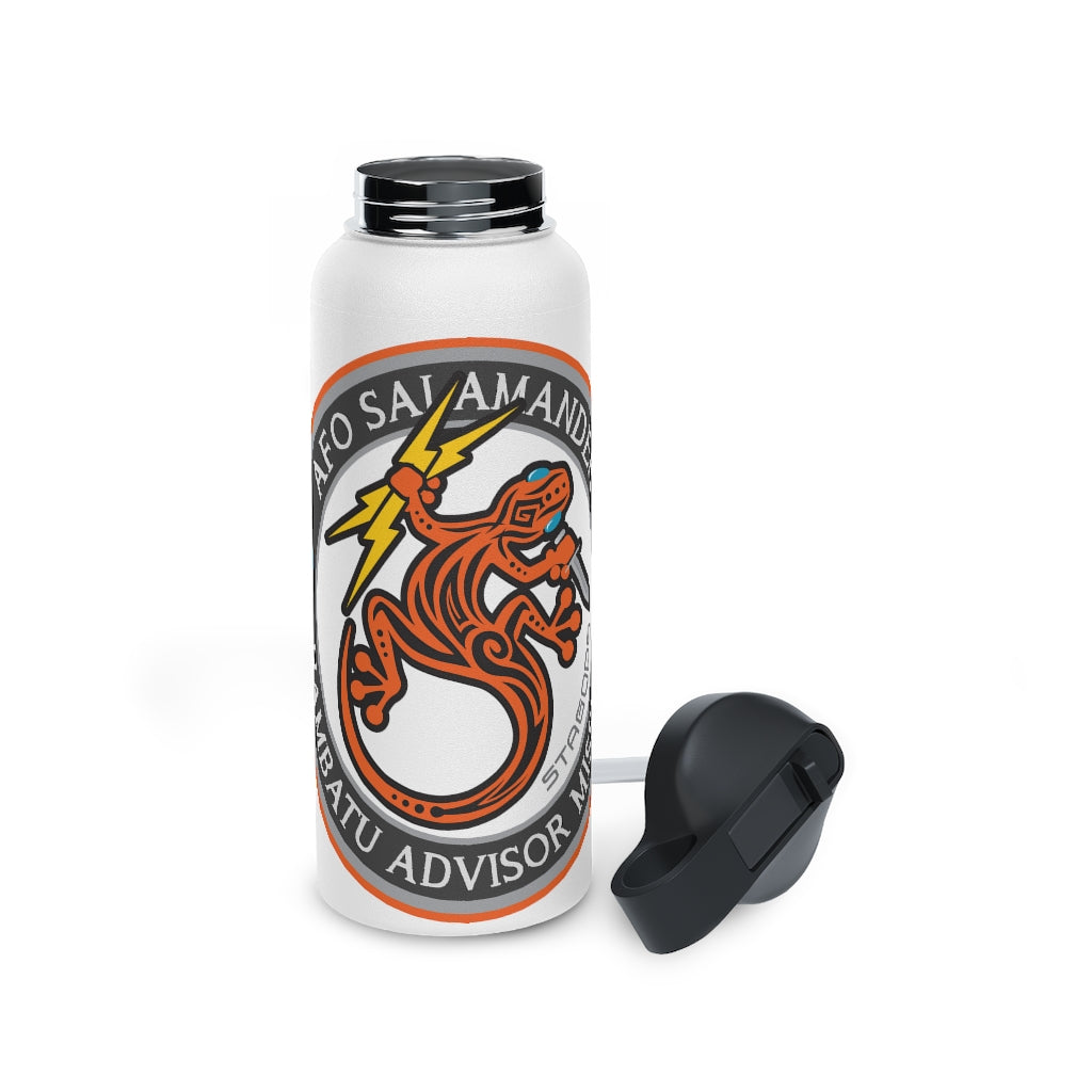 Stainless Steel Water Bottle, (sports lid)- AFO SALAMANDER