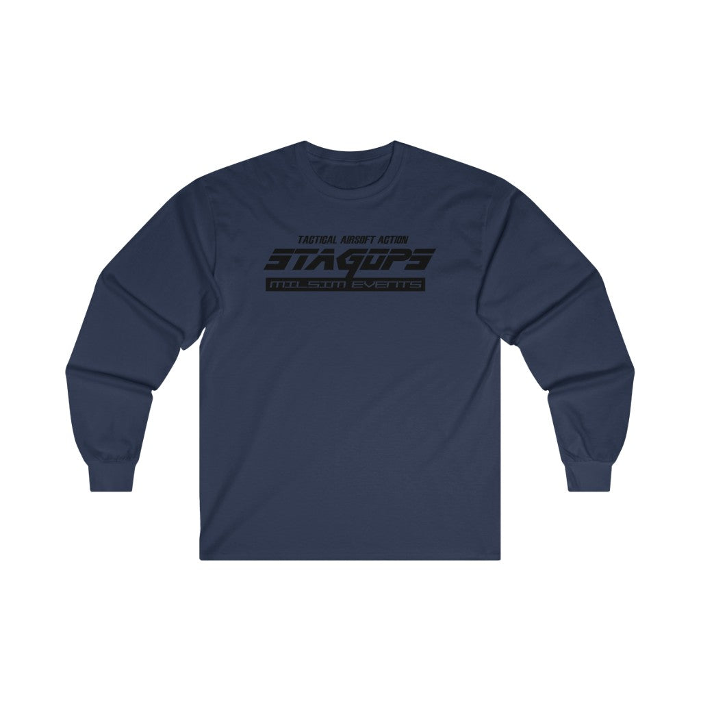 STAGOPS MGS style logo (black) Ultra Cotton Long Sleeve Tee