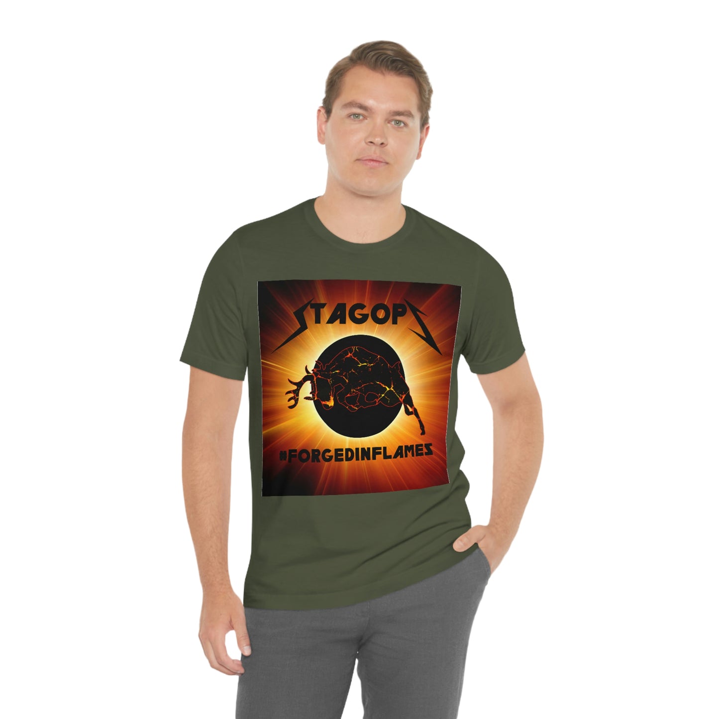 STAGOPS 2021 "Forged in Flames" double sided Tee