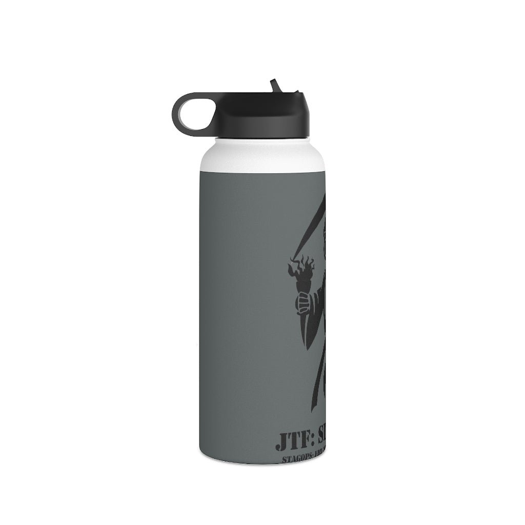 Stainless Steel Water Bottle, (sports lid)- JTF: SHEPHERD