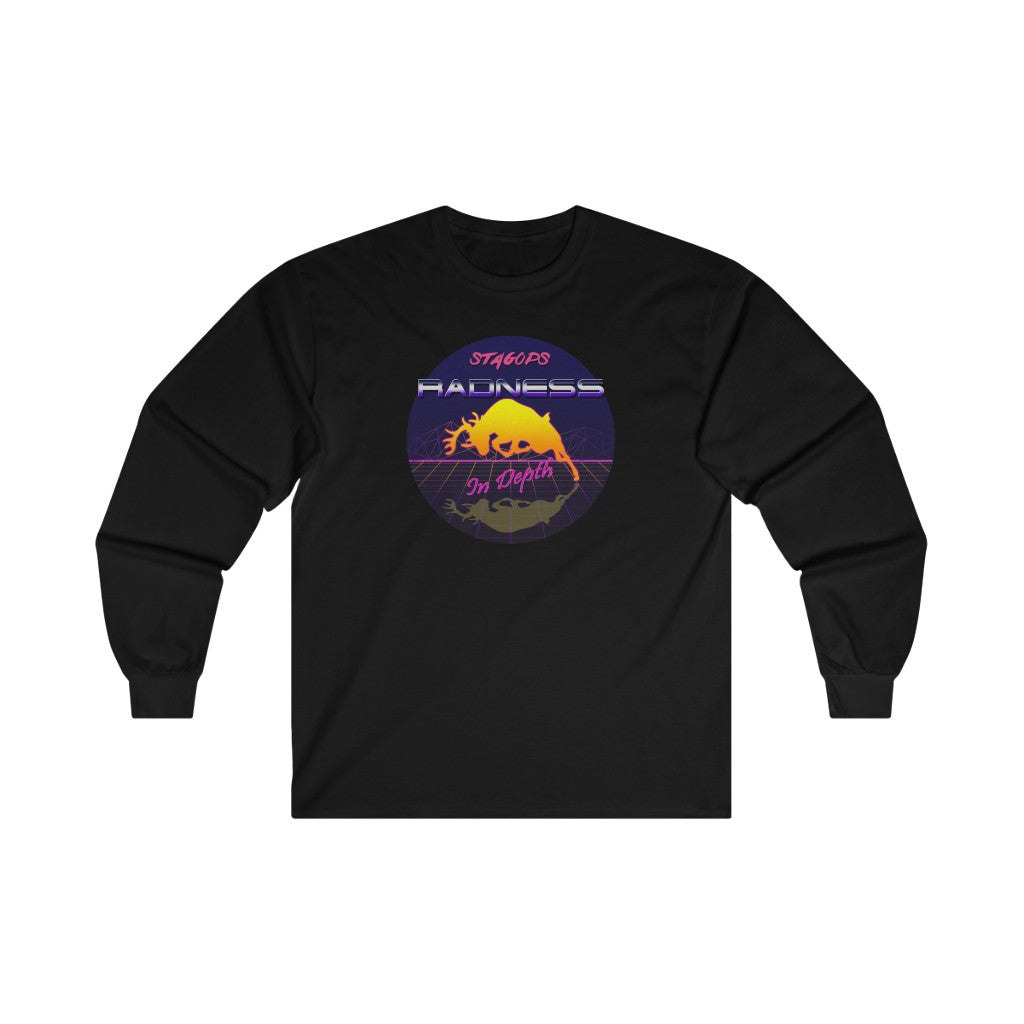 THROWBACK "Radness in Depth v1" Ultra Cotton Long Sleeve Tee