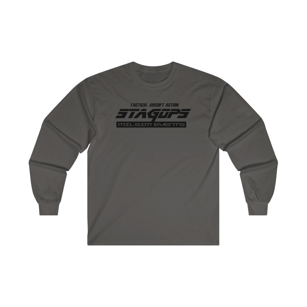 STAGOPS MGS style logo (black) Ultra Cotton Long Sleeve Tee