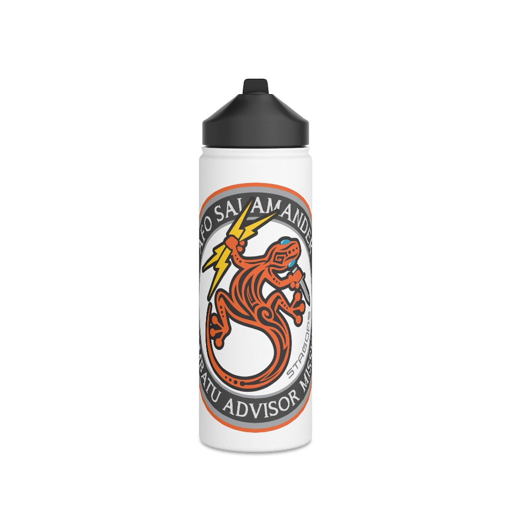 Stainless Steel Water Bottle, (sports lid)- AFO SALAMANDER