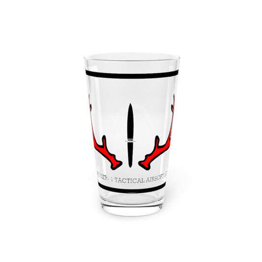 Tier 1 logo Pint Glass, 16oz