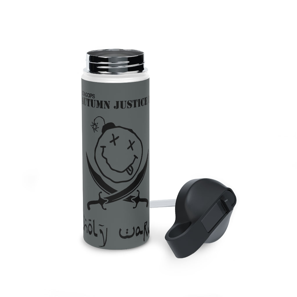 Autumn Justice 15 Stainless Steel Water Bottle, (sports lid)