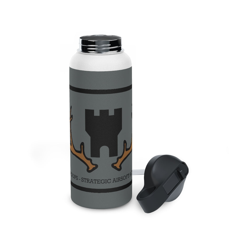 Stainless Steel Water Bottle, (sports lid)- STRATOPS