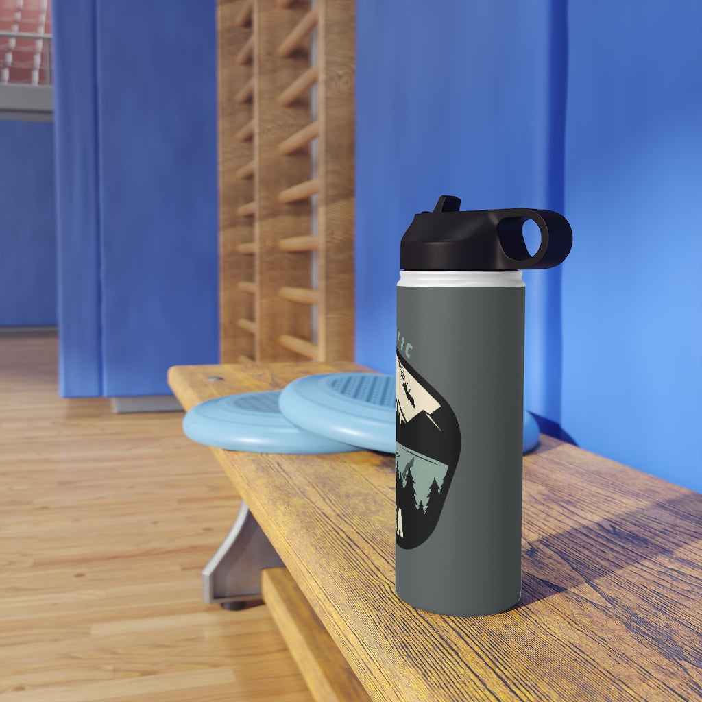 Stainless Steel Water Bottle, (sports lid)- BAGRITZNIA